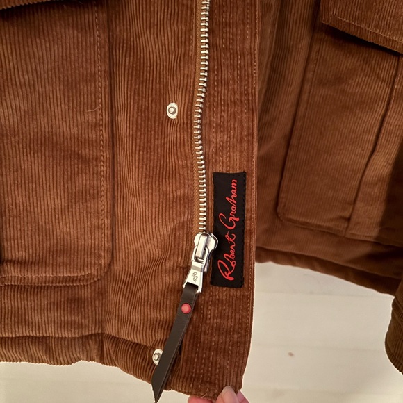 Robert Graham Brown Corduroy Ranch Chore Jacket Men’s Size XL New with Tag - Picture 14 of 16